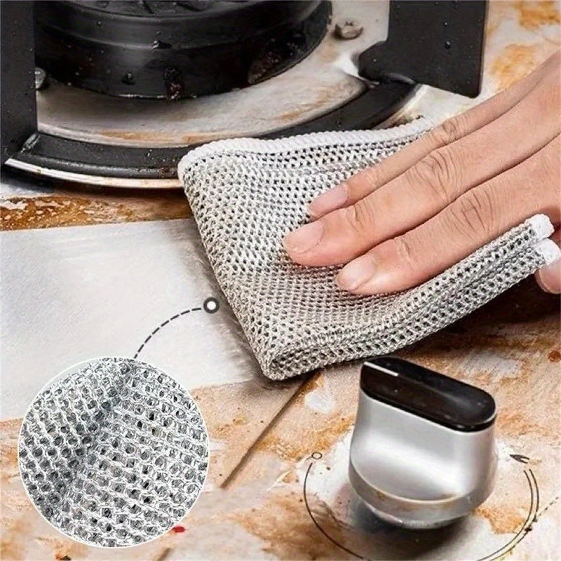 30pcs Ultra-Fine Microfiber Steel Wool Scrub Pads