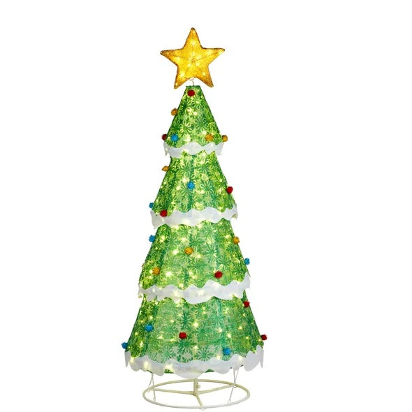 Sparkle Glow 6FT Pre-lit Christmas Tree